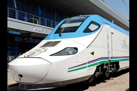 Uzbekistan's national railway UTY has finalised an order for a further two Talgo 250 trainsets for use from 2021 on Afrosiyob services.